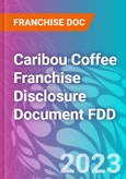Caribou Coffee Franchise Disclosure Document FDD- Product Image