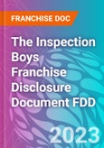 The Inspection Boys Franchise Disclosure Document FDD- Product Image