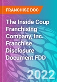 The Inside Coup Franchising Company, Inc. Franchise Disclosure Document FDD- Product Image