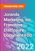 Joranda Marketing, Inc. Franchise Disclosure Document FDD- Product Image