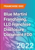 Blue Martini Franchising, LLC Franchise Disclosure Document FDD- Product Image