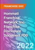 Hommati Franchise Network, Inc. Franchise Disclosure Document FDD- Product Image