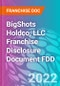 BigShots Holdco, LLC Franchise Disclosure Document FDD - Product Thumbnail Image