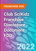 Club SciKidz Franchise Disclosure Document FDD- Product Image