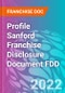 Profile Sanford Franchise Disclosure Document FDD - Product Thumbnail Image