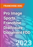 Pro Image Sports Franchise Disclosure Document FDD- Product Image
