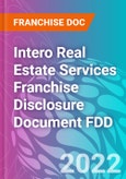 Intero Real Estate Services Franchise Disclosure Document FDD- Product Image