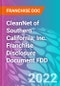 CleanNet of Southern California, Inc. Franchise Disclosure Document FDD - Product Thumbnail Image