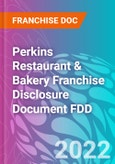 Perkins Restaurant & Bakery Franchise Disclosure Document FDD- Product Image