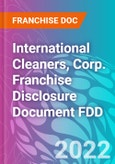 International Cleaners, Corp. Franchise Disclosure Document FDD- Product Image