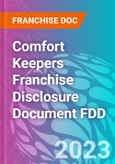 Comfort Keepers Franchise Disclosure Document FDD- Product Image
