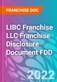 LIBC Franchise LLC Franchise Disclosure Document FDD- Product Image