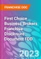 First Choice Business Brokers Franchise Disclosure Document FDD - Product Thumbnail Image