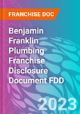 Benjamin Franklin Plumbing Franchise Disclosure Document FDD- Product Image