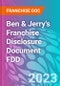 Ben & Jerry's Franchise Disclosure Document FDD - Product Thumbnail Image