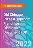 Old Chicago Pizza & Taproom Franchise Disclosure Document FDD- Product Image