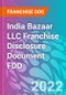 India Bazaar LLC Franchise Disclosure Document FDD - Product Thumbnail Image