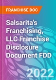 Salsarita's Franchising, LLC Franchise Disclosure Document FDD- Product Image