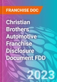 Christian Brothers Automotive Franchise Disclosure Document FDD- Product Image