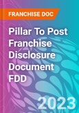 Pillar To Post Franchise Disclosure Document FDD- Product Image