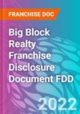 Big Block Realty Franchise Disclosure Document FDD- Product Image