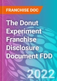 The Donut Experiment Franchise Disclosure Document FDD- Product Image