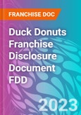 Duck Donuts Franchise Disclosure Document FDD- Product Image