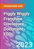 Piggly Wiggly Franchise Disclosure Document FDD- Product Image
