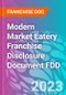 Modern Market Eatery Franchise Disclosure Document FDD - Product Thumbnail Image