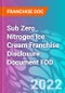 Sub Zero Nitrogen Ice Cream Franchise Disclosure Document FDD - Product Thumbnail Image