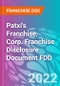 Patxi's Franchise, Corp. Franchise Disclosure Document FDD - Product Thumbnail Image
