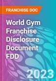 World Gym Franchise Disclosure Document FDD- Product Image