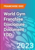 World Gym Franchise Disclosure Document FDD- Product Image