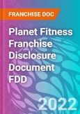 Planet Fitness Franchise Disclosure Document FDD- Product Image