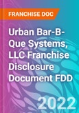 Urban Bar-B-Que Systems, LLC Franchise Disclosure Document FDD- Product Image