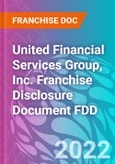 United Financial Services Group, Inc. Franchise Disclosure Document FDD- Product Image