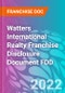 Watters International Realty Franchise Disclosure Document FDD - Product Thumbnail Image