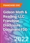 Gideon Math & Reading, LLC Franchise Disclosure Document FDD - Product Thumbnail Image