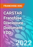 CARSTAR Franchise Disclosure Document FDD- Product Image