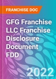 GFG Franchise LLC Franchise Disclosure Document FDD- Product Image