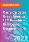Carre d'artistes Great America LLC Franchise Disclosure Document FDD - Product Thumbnail Image