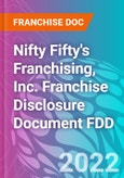 Nifty Fifty's Franchising, Inc. Franchise Disclosure Document FDD- Product Image