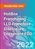 HotBox Franchising LLC Franchise Disclosure Document FDD- Product Image