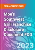 Moe's Southwest Grill Franchise Disclosure Document FDD- Product Image