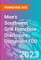 Moe's Southwest Grill Franchise Disclosure Document FDD - Product Thumbnail Image