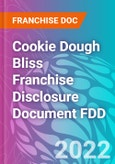 Cookie Dough Bliss Franchise Disclosure Document FDD- Product Image