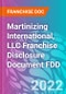 Martinizing International, LLC Franchise Disclosure Document FDD - Product Thumbnail Image