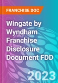 Wingate by Wyndham Franchise Disclosure Document FDD- Product Image