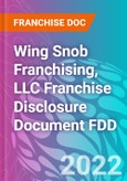 Wing Snob Franchising, LLC Franchise Disclosure Document FDD- Product Image