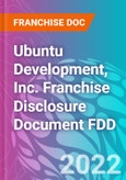 Ubuntu Development, Inc. Franchise Disclosure Document FDD- Product Image